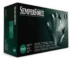 GripStrong Black Nitrile Gloves XL 