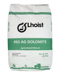 LHoist Dolomite #65 AG Lime, 50lb.