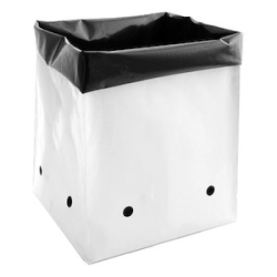 DL Wholesale B&W PE Grow Bag 7Gal (25 Per Pack)