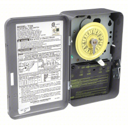 Intermatic T104 Commercial Grade Timer 240/277 Volt