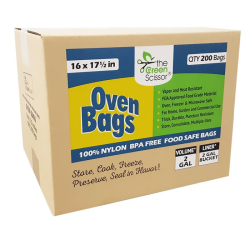 The Green Scissor Oven Bags, box of 200