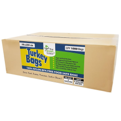 Green Scissor Turkey Bags 19 x 23.5 in - 1000 box (BULK)