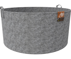 Dirt Pot Flexible Portable Planter, Tan, 400 Gallon, with handles