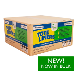 The Green Scissor Tote Liners 48 x 36 in, 100 box