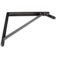 Schaefer Wall Mount up to 24" black