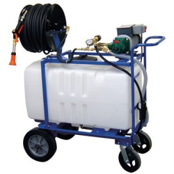 Dramm Hydra 50 Sprayer - Electric Motor - Single Reel - 150ft 1/4in Hose - 50gal Tank CRF