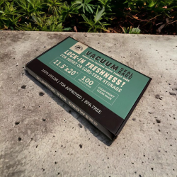 Trapper's Choice 11.5" x 20" Clear/Clear Vacuum Seal Bags (4Mil) Pack of 100