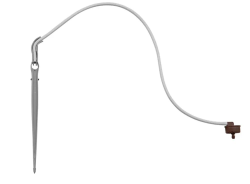 Rivulis 0.29 GPH SOL 36" Low Pressure Supertif Side Outlet SnapPeg Single Assembly ND Brown/LT Grey 25pk bundle